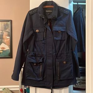 Steve Madden Utility Jacket Navy Size Small